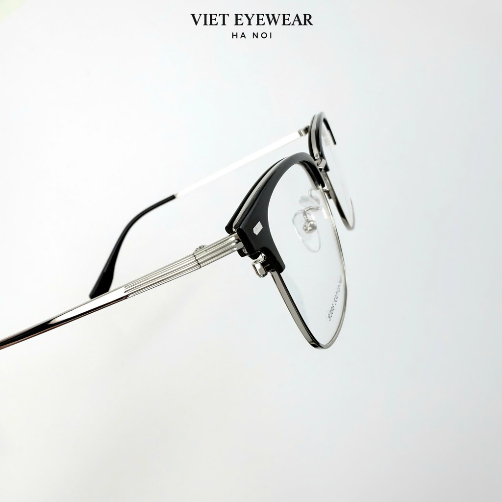 VIET EYEWEAR 9386 Schwarz Silber