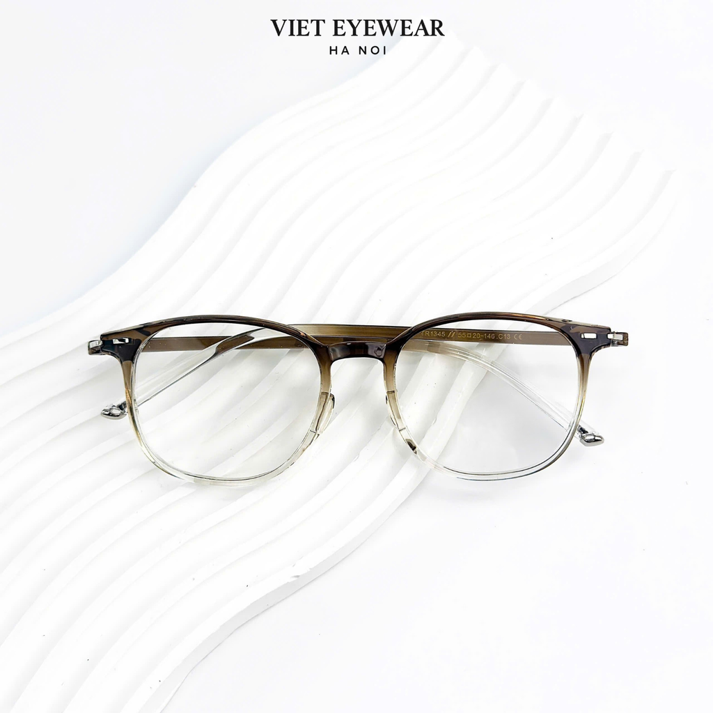 VIET EYEWEAR 1345 Braun weiß