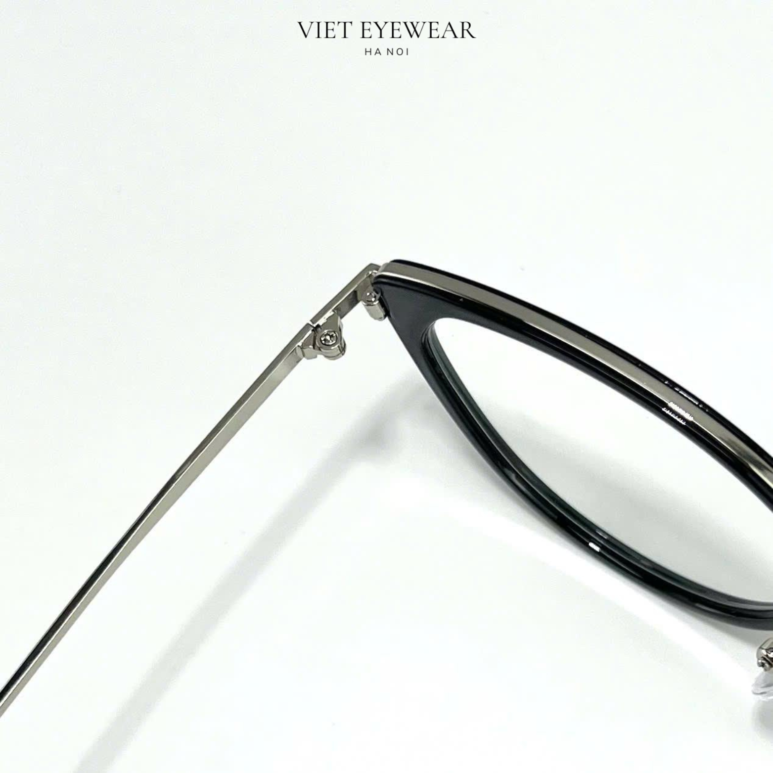VIET EYEWEAR 89013 Schwarz Silber