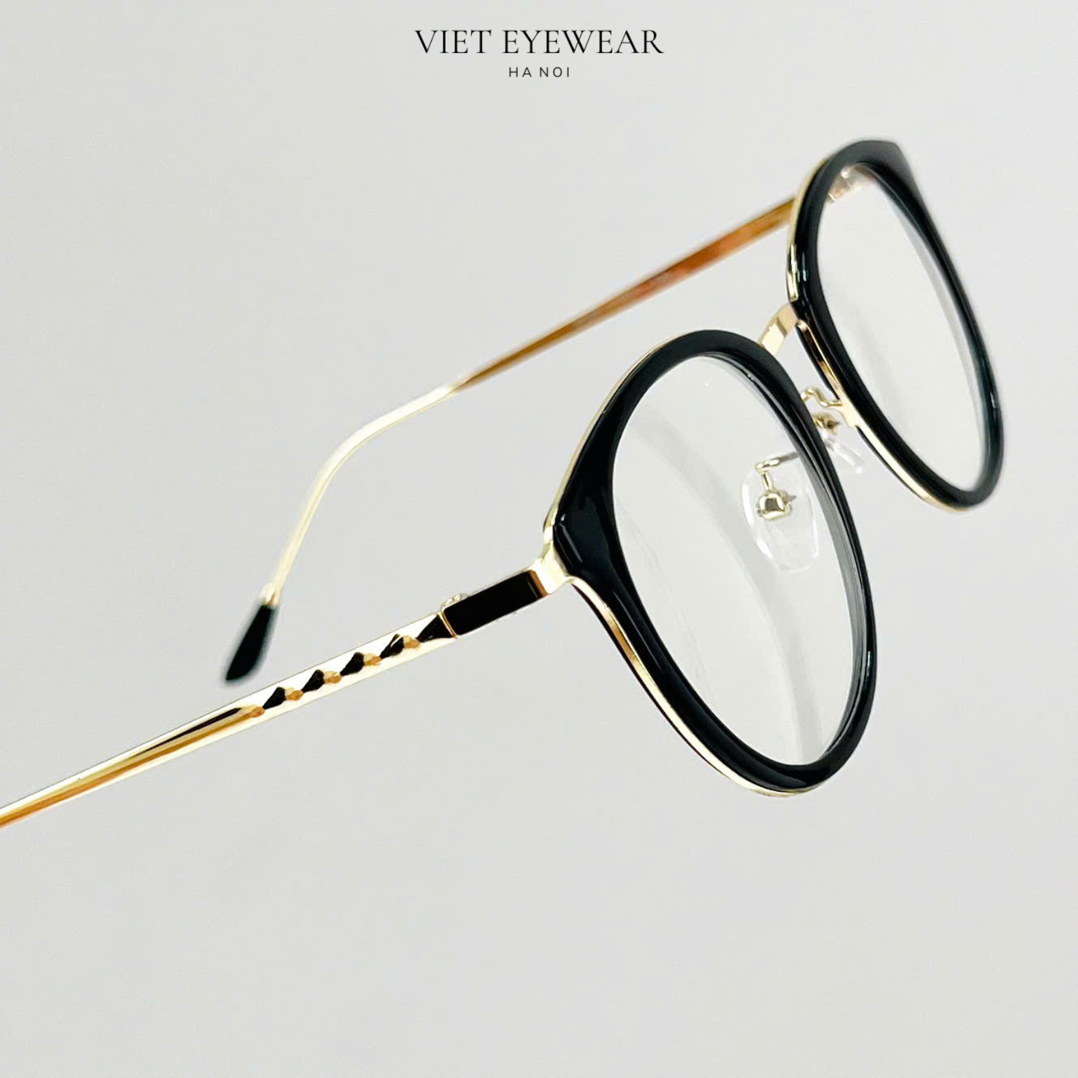 VIET EYEWEAR 9228 Schwarze Gold