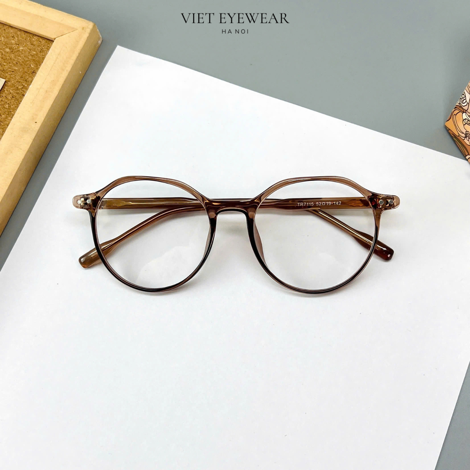 VIET EYEWEAR 7115 Braun