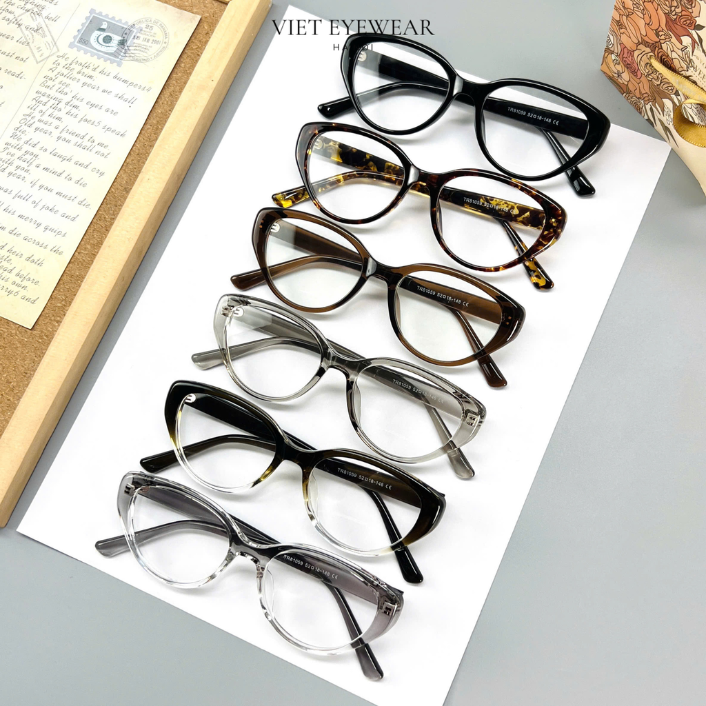 VIET EYEWEAR 81059 Schwarz Weiß