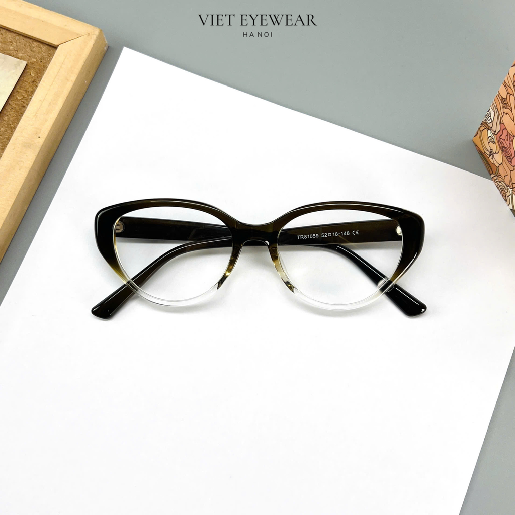 VIET EYEWEAR 81059 Schwarz Weiß